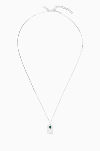Maison Pendant Necklace in Sterling Silver