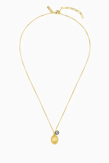 Mykonos Pendant Necklace in 14kt Gold-plated Sterling Silver