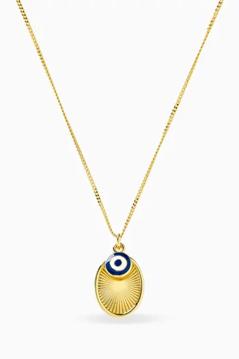 Mykonos Pendant Necklace in 14kt Gold-plated Sterling Silver
