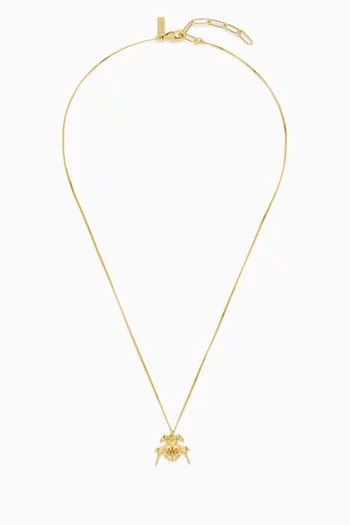 Ride or Die 2.0 Necklace in 14kt Gold-plated Sterling Silver