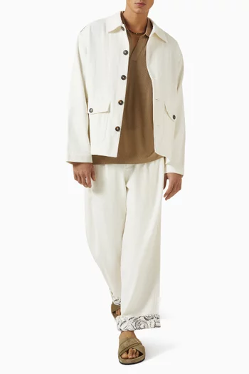 Jacket in Cotton Twill