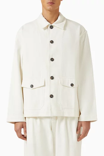 Jacket in Cotton Twill