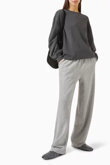 Daily Wide-leg Sweatpants in Cotton-cashmere