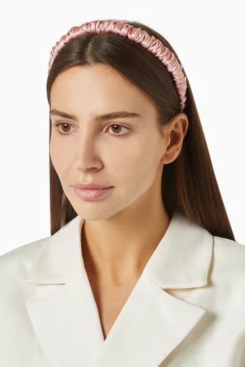 Rory Headband in Silk Satin