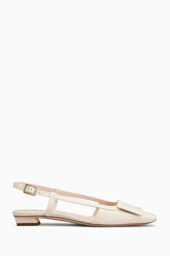Belle Vivier Slingback Ballerinas in Leather