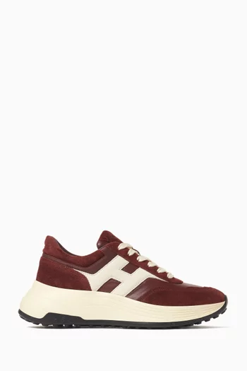 Hi-Fi Sneakers in Nappa Leather & Suede