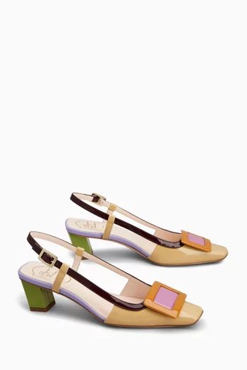 Belle Vivier 45 Slingback Pumps in Patent Leather