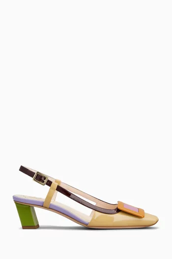 Belle Vivier 45 Slingback Pumps in Patent Leather