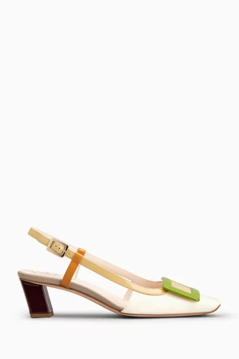 Belle Vivier 45 Slingback Pumps in Patent Leather