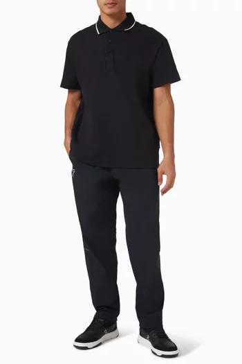 Courtside Polo Shirt in Cotton Pique
