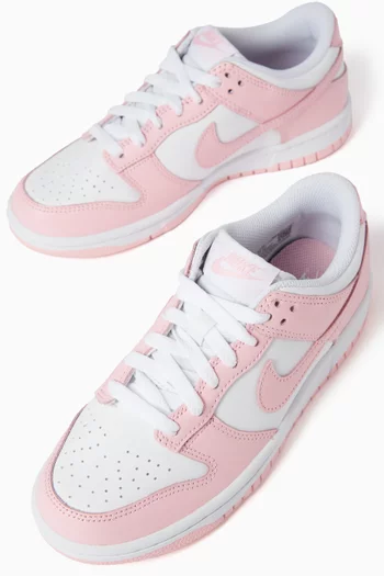 Dunk Low-top Sneakers in Leather