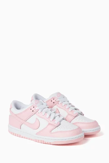 Dunk Low-top Sneakers in Leather