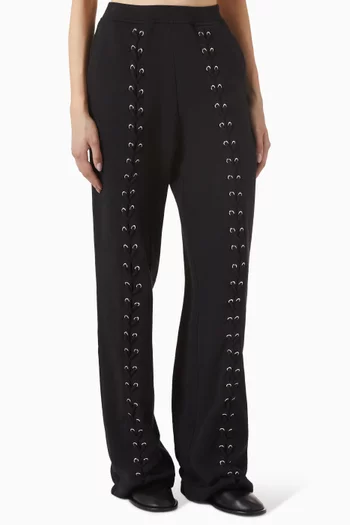 Lacing Sweatpants in Organic Cotton
