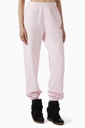 Embroidered Sweatpants in Organic Cotton