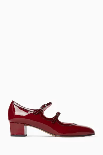Bleuet Mary Jane Pumps in Patent Leather