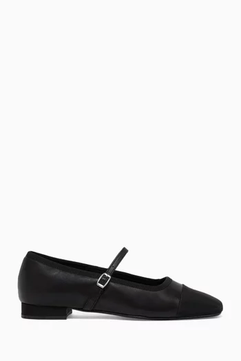 Gisele Ballet Flats in Leather