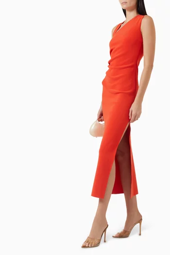 Letty Midi Dress in Crepe