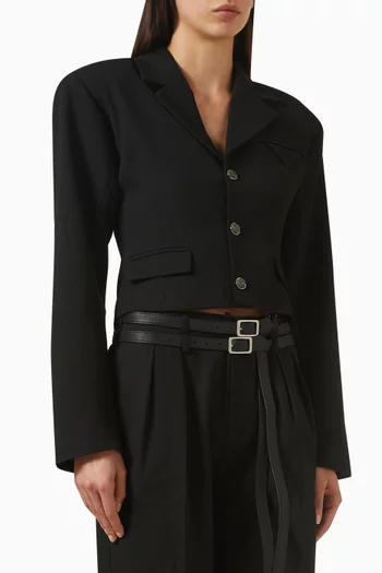 Tailored Cropped Blazer