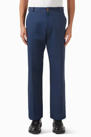 Trunkaroo Logo Pants in Cotton Gabardine