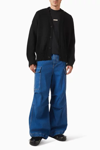 Symbol Cardigan in Cotton Knit