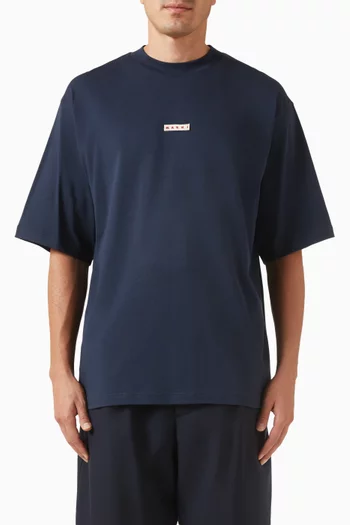 Logo Patch T-shirt in Cotton