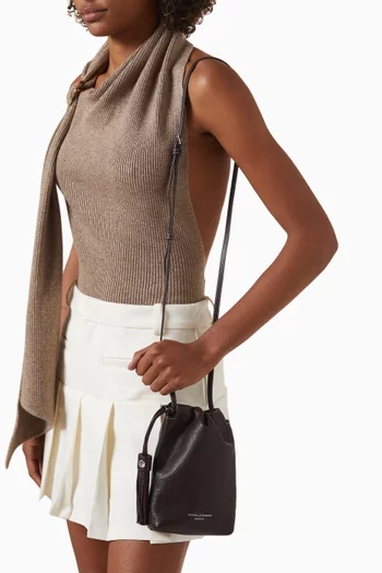 Hudson Crossbody Pouch in Leather
