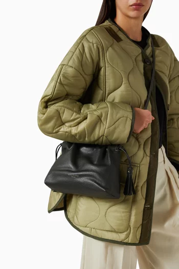 Large Hudson Crossbody Pouch in Leather