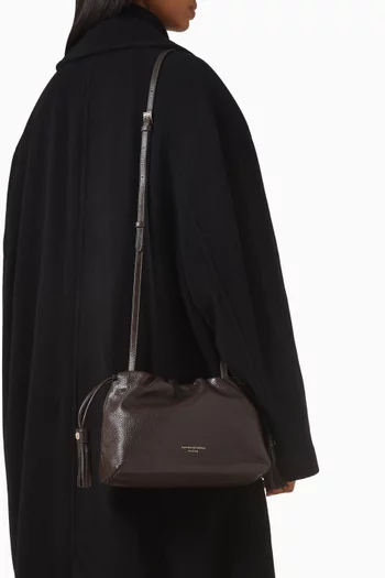 Large Hudson Crossbody Pouch in Leather