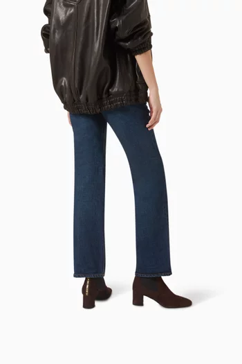 Loop Logo Ankle Boots in Suede