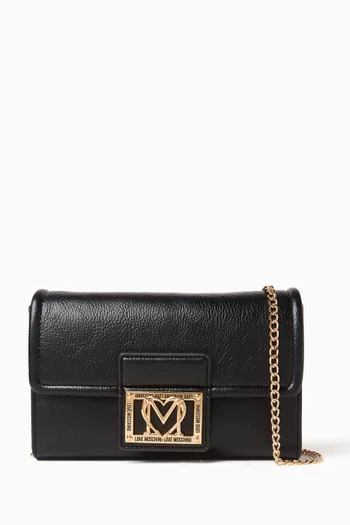 Small Crossbody Bag in Faux Leather