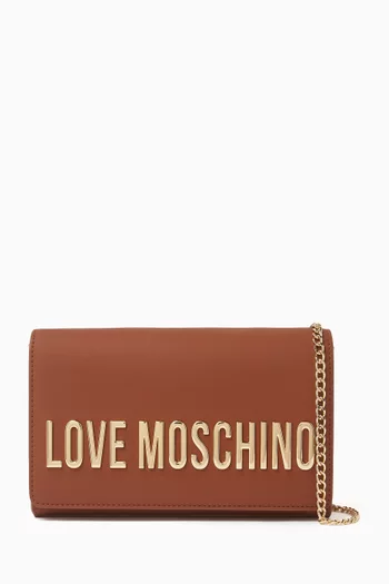Small Crossbody Bag in Faux Leather