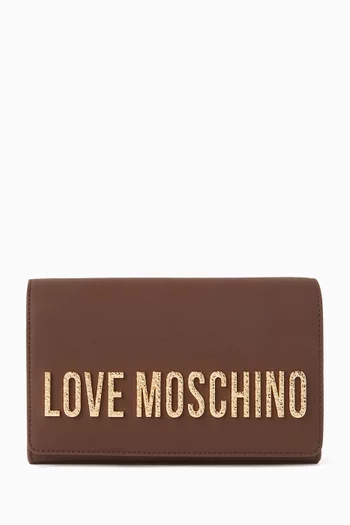 حقيبة كروس سمارت ديلي بشعار الماركة جلد صناعي