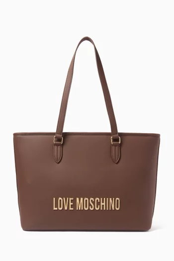 Large Love Tote in Faux Leather