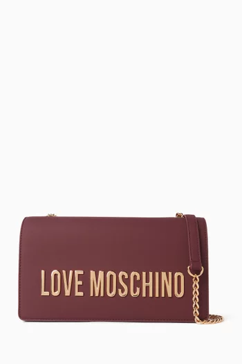 Bold Love Shoulder Bag in Faux Leather