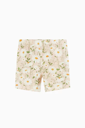 Tess Floral-print Bike Shorts