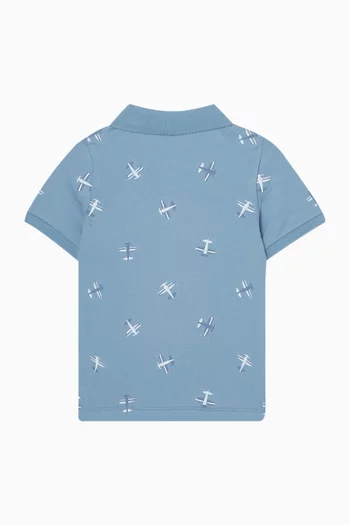 Harlan Airplane Polo Shirt