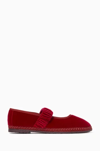 Mafalda Ballet Flats in Velvet