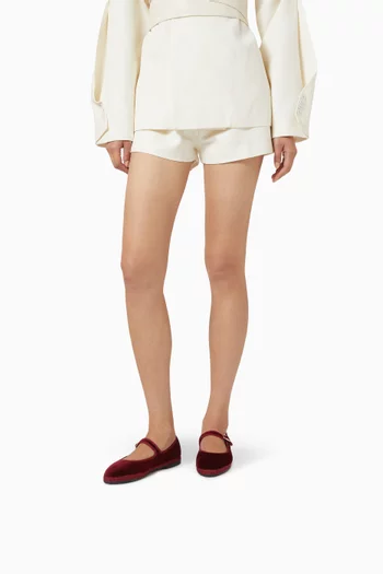 Lucrecia Ballet Flats in Velvet