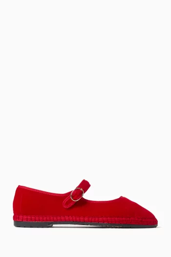 Mellark Ballet Flats in Velvet