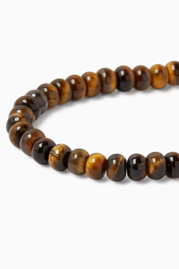 Beaded Tiger's Eye Bracelet
