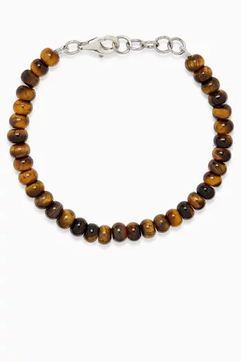 Beaded Tiger's Eye Bracelet