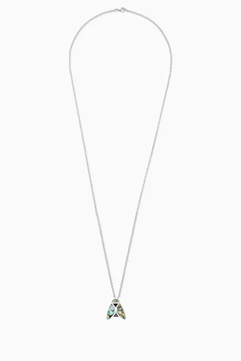 Fly Pendant Necklace in Sterling Silver