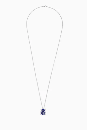 Spider Pendant Necklace in Sterling Silver