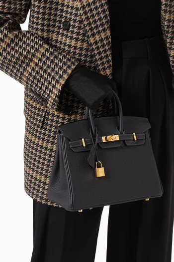Unused Birkin 25 Bag in Togo Leather