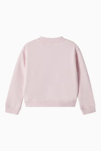 Bear Graphic Sweatshirt in cotton