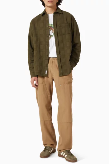 River Jacquard Shirt in Organic Cotton