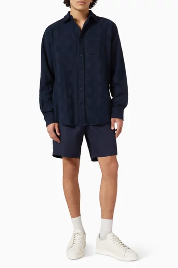 River Jacquard Shirt in Organic Cotton