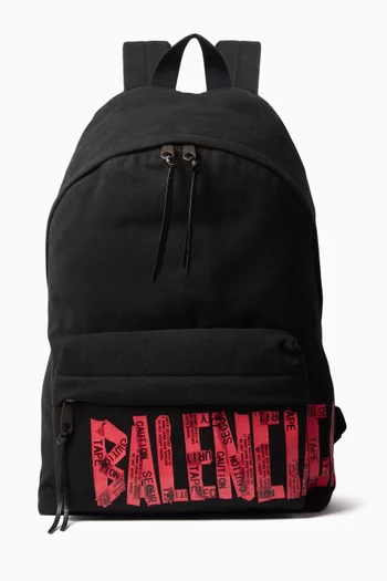 Tape Type Backpack in Canvas