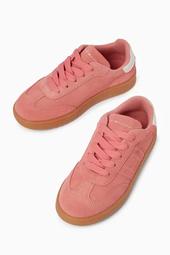 Jack Lace-up Sneakers in Faux Suede