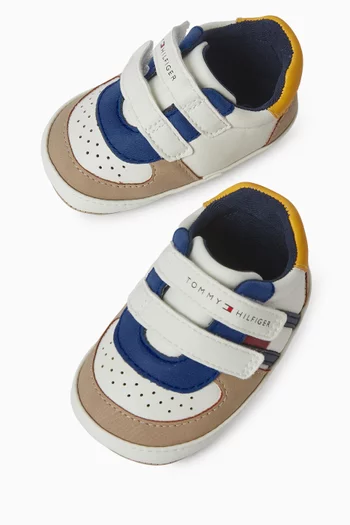 Baby Kiki Flag Velcro Sneakers